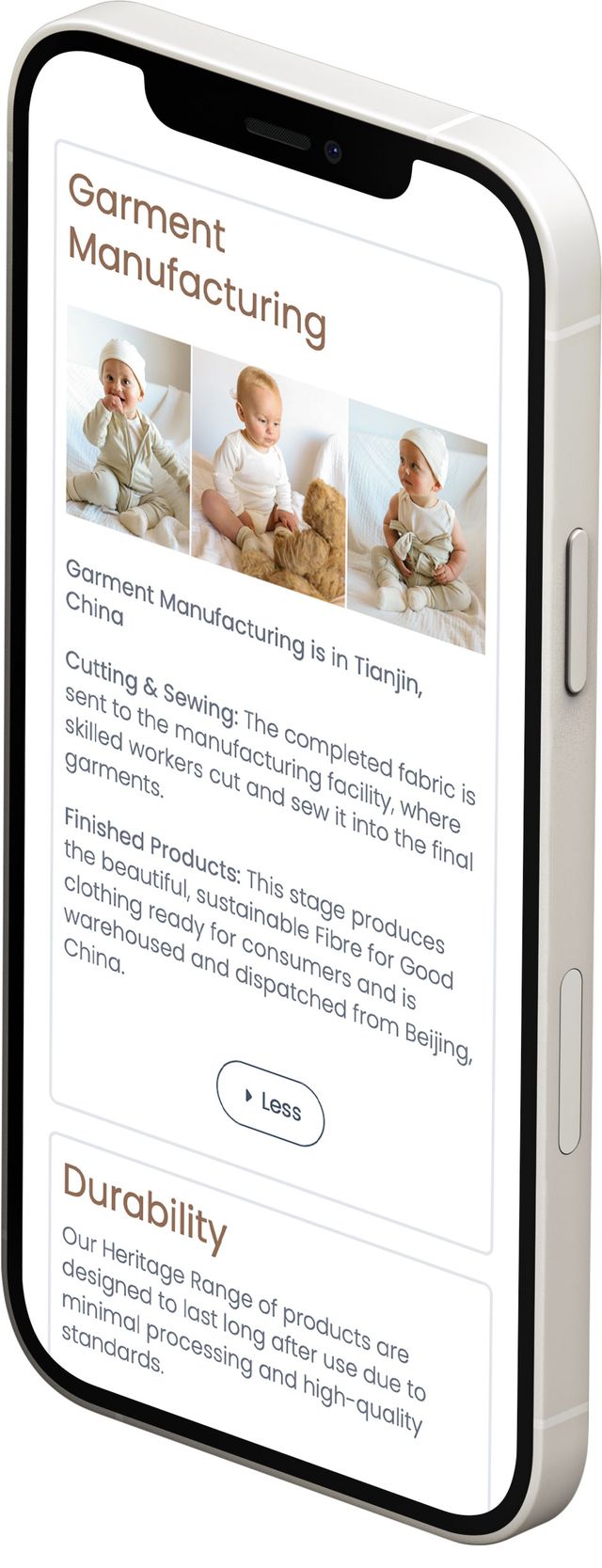 For the company, Digital Product Passports are a way to show its commitment
to transparency and connect more deeply with customers around shared
sustainability
values.