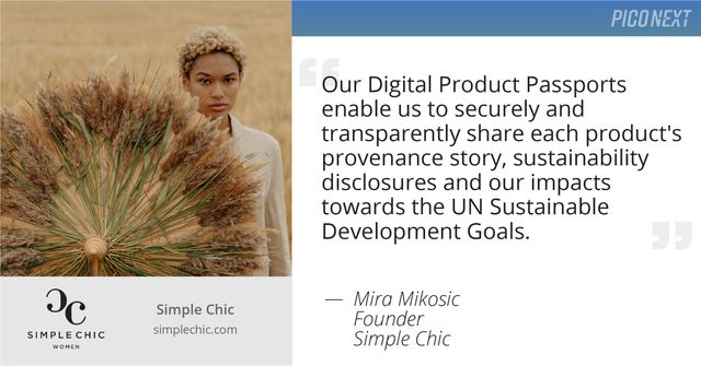 Simple Chic Digital Product Passport
Example