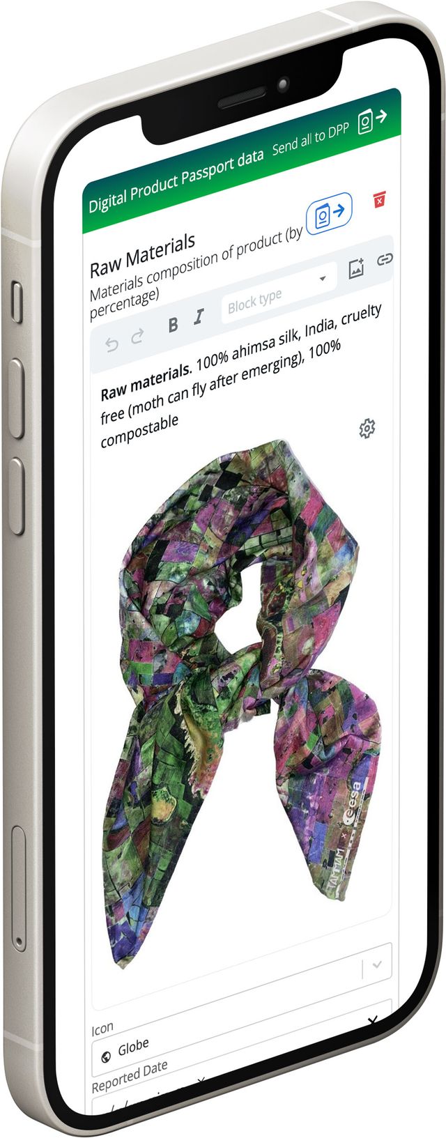 Because Tammamโs DPP is available on a blockchain, the data is secure,
immutable, and able to be traced โ reflecting the companyโs commitment to
transparency in its supply
chain.